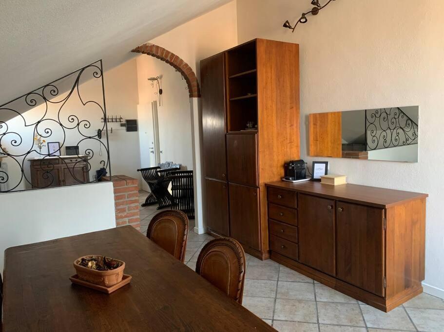 Mansarda Con Vista In Centro A Piacenza Exterior foto