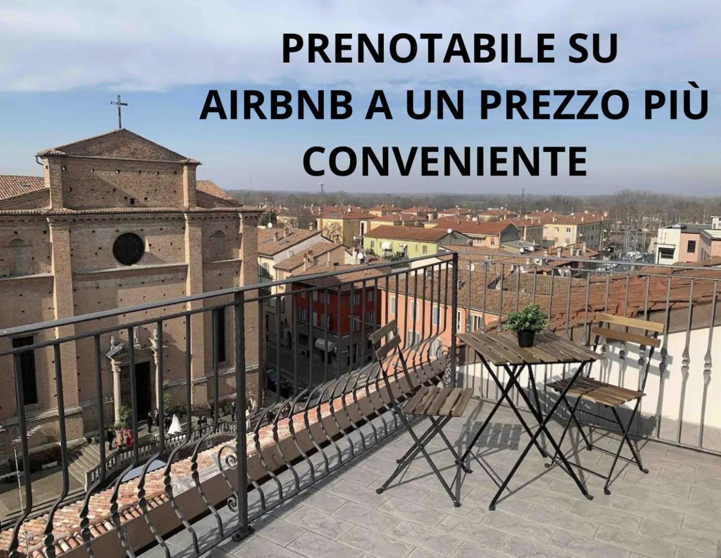Mansarda Con Vista In Centro A Piacenza Exterior foto
